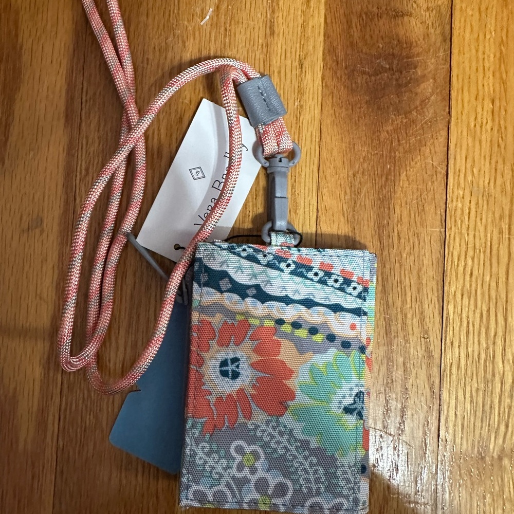 Vera Bradley Floral Wristlet with Strap